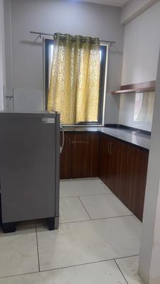 Kitchen Image of 1500 Sq.ft 1 BHK Apartment / Flat for rent in Mahalakshmi Nagar Indore for Rs. 19000
