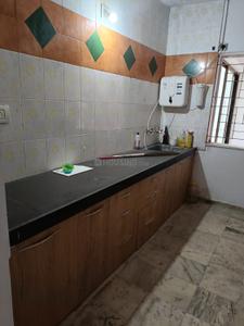 Kitchen Image of 1100 Sq.ft 3 BHK Apartment / Flat for rent in Race Course Vadodara for Rs. 20000