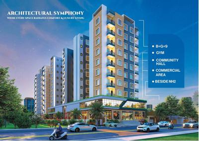 Image of 1366 Sq.ft 3 BHK Apartment / Flat for sale in Gopalmath, Durgapur for Rs. 4781000