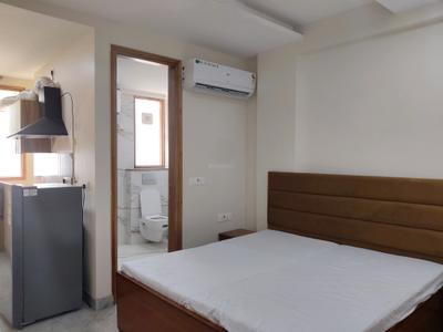 Bedroom Image of 780 Sq.ft 1 BHK Builder Floor for rent in Sector 27 Gurgaon for Rs. 33000
