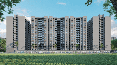 Image of 1458 Sq.ft 2 BHK Apartment / Flat for sale in Status Sharan, Tragad, Ahmedabad for Rs. 6500000