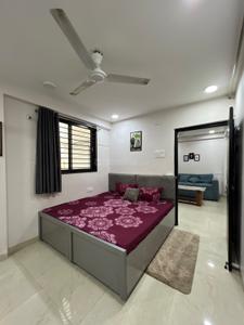 Bedroom Image of 1250 Sq.ft 2 BHK Apartment / Flat for rent in Sakar Elite Apex, Mahalakshmi Nagar Indore for Rs. 30000