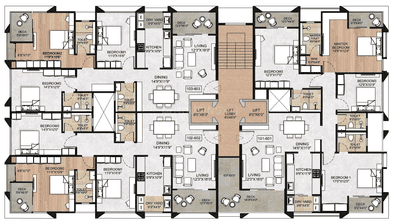 Image of 2786 Sq.ft 4 BHK Apartment / Flat for sale in Pandit Westwind, Baner, Pune for Rs. 33839000