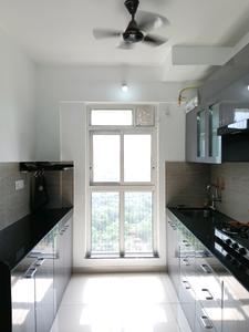 Kitchen Image of 1200 Sq.ft 3 BHK Apartment / Flat for rent in Godrej Emerald, Kasarvadavali Thane for Rs. 45798