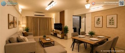 Living Room Image of 1123 Sq.ft 2 BHK Apartment / Flat for sale in Neelsidhi Centrio, Panvel Navi Mumbai for Rs. 11000000