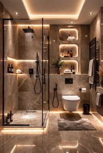 Bathroom Image of 1225 Sq.ft 2 BHK Apartment / Flat for sale in Kaikondrahalli Bengaluru for Rs. 11000000