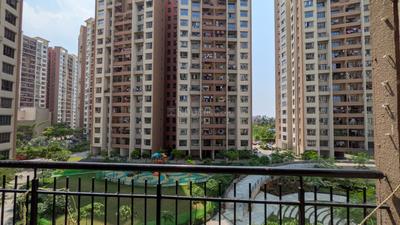 Balcony Image of 1385 Sq.ft 3 BHK Apartment / Flat for sale in Siddha Happyville , Rajarhat Kolkata for Rs. 10500000