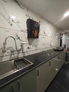 Kitchen Image of 750 Sq.ft 1 RK Builder Floor for rent in Shalimar Bagh New Delhi for Rs. 18000