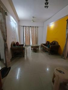Living Room Image of 646 Sq.ft 1 BHK Apartment / Flat for rent in Applewoods Satyesh Residency, Shela Ahmedabad for Rs. 19000