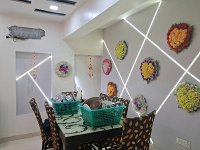 Dining Area Image of 900 Sq.ft 2 BHK Builder Floor for rent in Kirti Nagar New Delhi for Rs. 45000