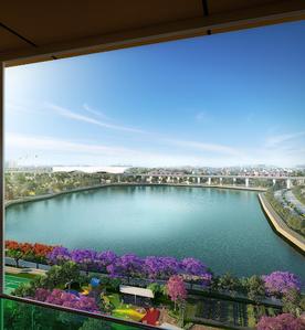 Balcony Image of 1713 Sq.ft 3 BHK Apartment / Flat for rent in Arakere Bengaluru for Rs. 55000