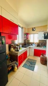 Kitchen Image of 1345 Sq.ft 3 BHK Builder Floor for rent in Hatigaon Guwahati for Rs. 25000