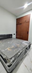 Bedroom Image of 500 Sq.ft 1 BHK Builder Floor for rent in Vijay Nagar Indore for Rs. 25000