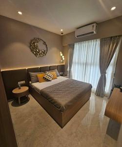 Bedroom Image of 650 Sq.ft 1 BHK Apartment / Flat for sale in Bhagyashree Jai Malhar Apartment, Shedung Navi Mumbai for Rs. 3100000