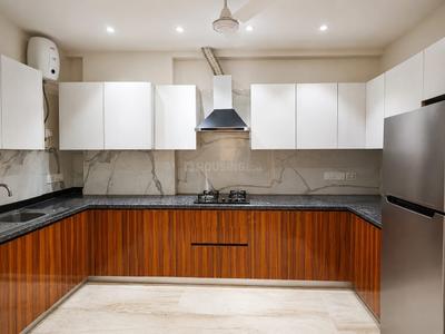 Kitchen Image of 1800 Sq.ft 3 BHK Builder Floor for sale in Sarvodaya Enclave New Delhi for Rs. 65000000