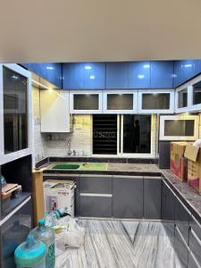 Kitchen Image of 1100 Sq.ft 3 BHK Builder Floor for rent in New Town Kolkata for Rs. 50000