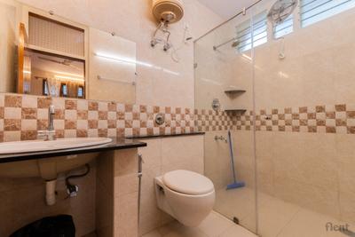 Bathroom Image of 1200 Sq.ft 2 BHK Apartment / Flat for rent in Richmond Town Bengaluru for Rs. 80000