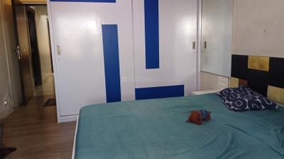Bedroom Image of 1200 Sq.ft 3 BHK Apartment / Flat for rent in Vastu Tower, Malad West Mumbai for Rs. 125000
