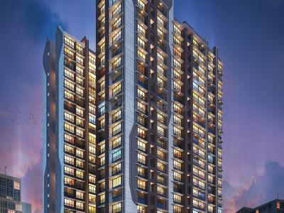 Image of 700 Sq.ft 2 BHK Apartment / Flat for sale in Soham Heights, Kandivali West, Mumbai for Rs. 11111111