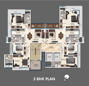 Image of 1289 Sq.ft 3 BHK Apartment / Flat for sale in Dadar East, Mumbai for Rs. 70900000