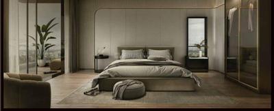 Bedroom Image of 2095 Sq.ft 3 BHK Apartment / Flat for sale in Delta Palm Beach, Nerul Navi Mumbai for Rs. 45000000