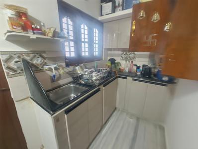 Kitchen Image of 550 Sq.ft 1 BHK Apartment / Flat for rent in Puppalaguda Hyderabad for Rs. 16500