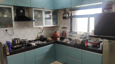 Kitchen Image of 570 Sq.ft 1 BHK Apartment / Flat for rent in Kannamwar Nagar Matoshree CHS, Vikhroli East Mumbai for Rs. 45000