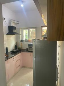 Kitchen Image of 650 Sq.ft 1 BHK Builder Floor for rent in Harlur Bengaluru for Rs. 26500