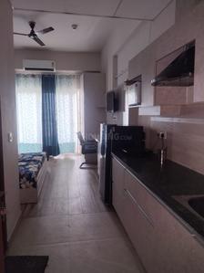 Kitchen Image of 435 Sq.ft 1 RK Apartment / Flat for sale in Paramount Golfforeste Oak &amp; Pine, Surajpur Greater Noida for Rs. 3250000