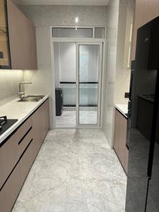 Kitchen Image of 1500 Sq.ft 3 BHK Apartment / Flat for sale in Hrub Bayline Residences, Mahim Mumbai for Rs. 60300000