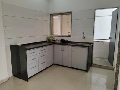 Kitchen Image of 850 Sq.ft 2 BHK Apartment / Flat for rent in Shreeji Safal Icon, Manjalpur Vadodara for Rs. 12000