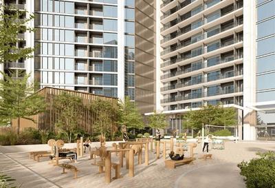 Image of 603 Sq.ft 1 BHK Apartment / Flat for sale in Sobha Orbis by Sobha Realty, Motor City, Dubai for Rs. 27300000