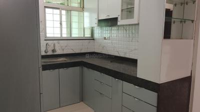 Kitchen Image of 680 Sq.ft 2 BHK Apartment / Flat for rent in Wagholi Pune for Rs. 22000