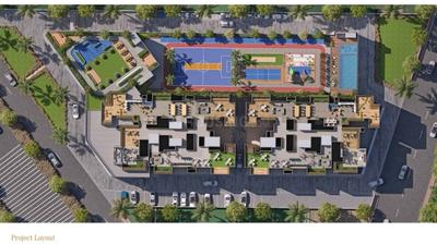 Image of 1558 Sq.ft 3 BHK Apartment / Flat for sale in City One Vezdaa, Kiwale, Pune for Rs. 12800000