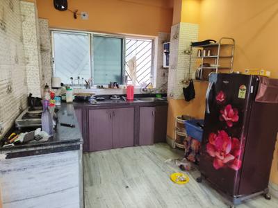 Kitchen Image of 1150 Sq.ft 3 BHK Apartment / Flat for rent in Kasba Kolkata for Rs. 30000