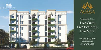 Image of 1130 Sq.ft 2 BHK Apartment / Flat for sale in Hayathnagar, Hyderabad for Rs. 5650001