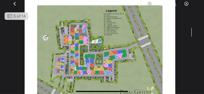 Image of 1049 Sq.ft 2 BHK Apartment / Flat for sale in Paras Greens Phase II, Bamrauli, Allahabad for Rs. 6000000