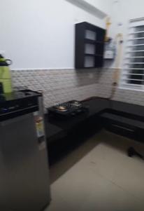 Kitchen Image of 915 Sq.ft 3 BHK Apartment / Flat for rent in Urbanrise Revolution One, Padur Chennai for Rs. 26000