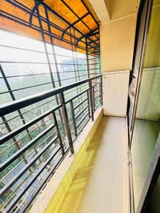 Balcony Image of 561 Sq.ft 2 BHK Apartment / Flat for rent in Virat Green Avenue, Shilphata Thane for Rs. 22000