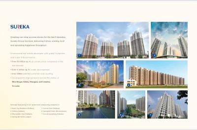 Image of 964 Sq.ft 3 BHK Apartment / Flat for sale in Sureka Sunrise Aura, Rajpur, Kolkata for Rs. 7400000