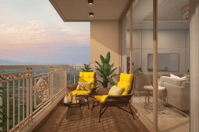 Image of 1940 Sq.ft 3 BHK Apartment / Flat for sale in Pioneer The View, Belapur CBD, Navi Mumbai for Rs. 28100000