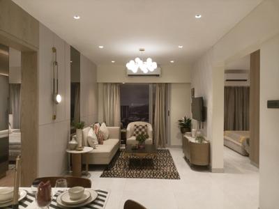 Living Room Image of 700 Sq.ft 2 BHK Apartment / Flat for sale in Kenarc Premia Tower A, Chembur Mumbai for Rs. 18500000