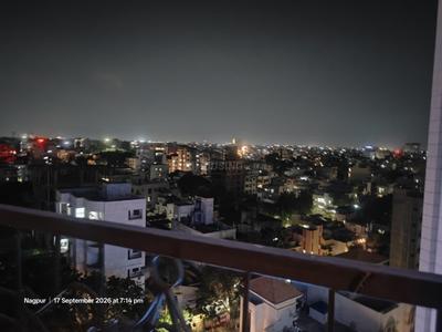 Balcony Image of 1600 Sq.ft 3 BHK Apartment / Flat for rent in Narendra Nagar Nagpur for Rs. 40000