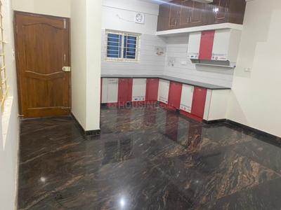 Kitchen Image of 600 Sq.ft 1 BHK Independent House for rent in K R Puram Bengaluru for Rs. 18000