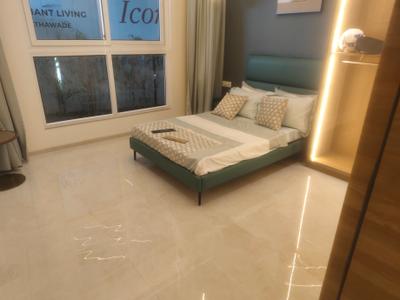 Bedroom Image of 1550 Sq.ft 3 BHK Apartment / Flat for sale in Tathawade Pune for Rs. 10500000