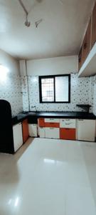 Kitchen Image of 600 Sq.ft 1 BHK Apartment / Flat for rent in Mayureshwar Heights, Balaji Nagar Pune for Rs. 11000
