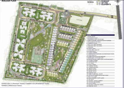 Image of 691 Sq.ft 1 BHK Apartment / Flat for sale in Disha Pursuit Of The Elements Phase 1 Villa, Halasahalli, Bengaluru for Rs. 7100000