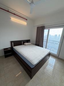Bedroom Image of 1100 Sq.ft 2 BHK Apartment / Flat for rent in Shapoorji Pallonji BKC, Bandra East Mumbai for Rs. 130000