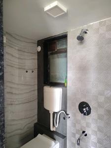 Common Bathroom Image of 540 Sq.ft 1 BHK Apartment / Flat for rent in Vijay Ratnatej Tower, Kasarvadavali Thane for Rs. 18000