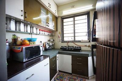 Kitchen Image of 651 Sq.ft 1 BHK Apartment / Flat for sale in Khokhra Ahmedabad for Rs. 2900000